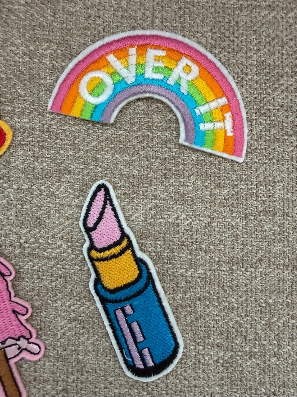 Multicolor Emoji Iron On Patch Pack